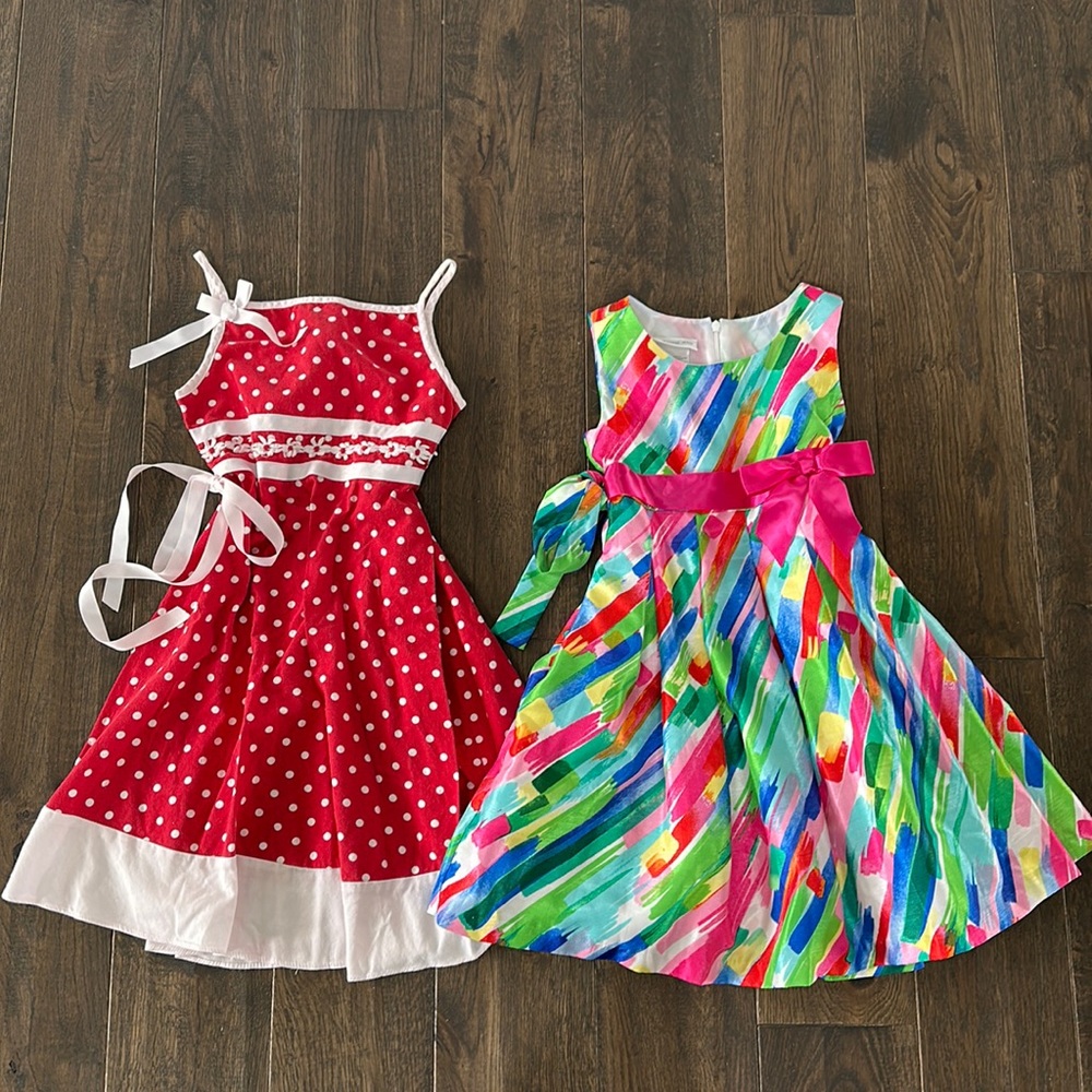 Girls Dresses (size 7/8)
